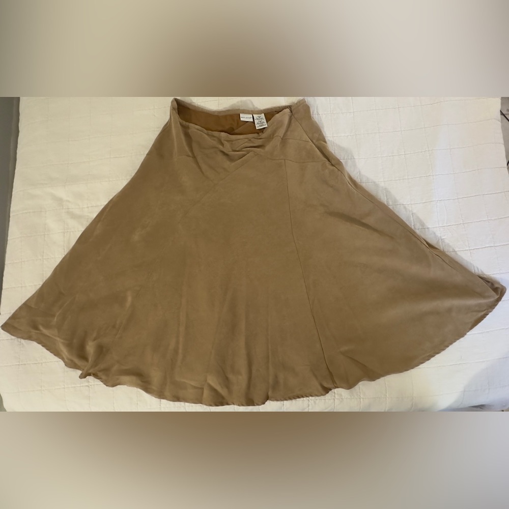 White Stag Faux / Vegan Leather Boho Skirt